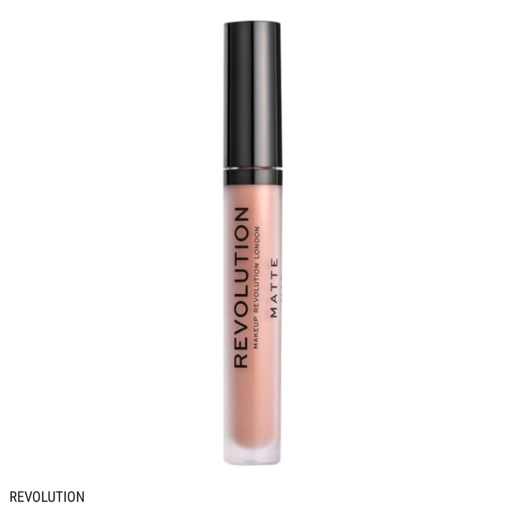 Makeup Revolution Matte Liquid Lipstick Vow 120 Warm Nude Long Lasting Lip Color
